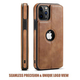 Slim Leather Magnetic Flip Wallet Card Holder Case For iPhone 13 12 Series