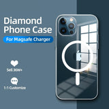 Wireless Charging Shockproof Full Protection Magnectic Magsafe Case For iPhone 12 Pro Max 12 mini