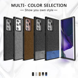Luxury Shockproof Fabric Case for Samsung Galaxy Note 20 Series