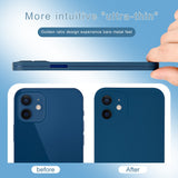 360 Full Cover Front Tempered Glass + PC Back Cover For iPhone 12 11 Series