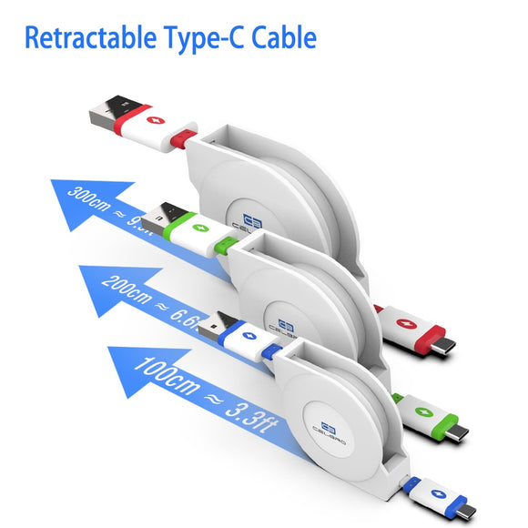 Retractable USB Type-C Cable Charger