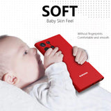 High Quality Silky Silicone Case for Samsung S22 S21 Ultra Plus FE