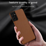 Luxury Genuine Leather Case For samsung S21 S20 Note 20 series