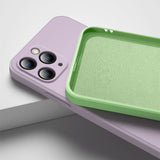 Liquid Silicone Square Case For iPhone 12 Series