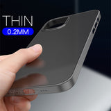 Ultra Thin Slim Matte Transparent PP Phone Case For iPhone 12 11 Series