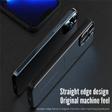 Electroplated Camera Protection Luxury Business Case For iPhone 13 12 11 Pro Max Mini