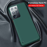 Solid Color Frameless Ultra Thin Matte Hard Plastic Back Cover Case For Samsung galaxy S21 Ultra Plus 5G