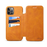 Business Retro Multifunction PU Leather Flip Case for iPhone 12 Series