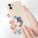 Carp Fish Square Liquid Silicone Case for iPhone 13 12 11 Series