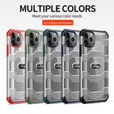 Military Rugged Armor Heavy Duty 360° Camera Protection Case for iPhone 12 Series
