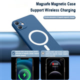 Magsafe Magnetic Charging Liquid Silicone Case for iPhone 14 13 12 Pro Max