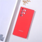 Original Soft Touch Silicone case for Samsung Galaxy S22 series
