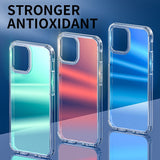 Optical Ice Crystal Colorful Clear Silicone Case For iPhone 13 12 series