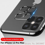 Titanium Alloy Full Cover Lens Screen Protector For iPhone 11 & 12 Series