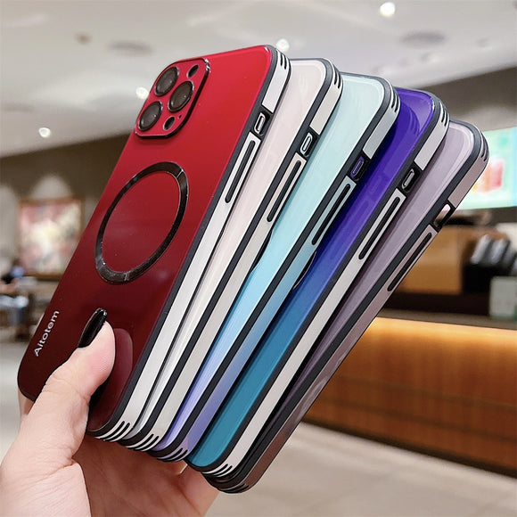 Fashion Magnetic Case for iPhone 14 13 12 series