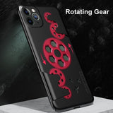Mechanic Rotary Gear Decompression Heat Dissipation Case for iPhone 11 Pro Max