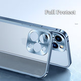 Metal Frame Camera Protector Case for iPhone 14 13 12 Series