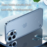 Metal Frame Camera Protector Case for iPhone 14 13 12 Series