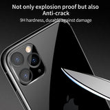 Ultra Thin Transparent Luxury Glass Case For iPhone 11 Pro Max XS MAX XR X 10 7 8