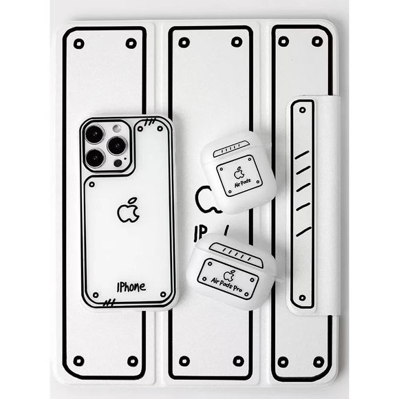 2D Line Case For iPod Pro 3 2 1