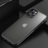 Transparent Matte TPU PC Mixed Shockproof Armor Case for iPhone 12 Series