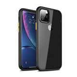 Simple Transparent Impact Resistant TPU PC Hybrid Shockproof Case for iPhone 11 Series