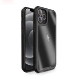 Silicone PC Mixed Shockproof Armor Transparent Case for iPhone 12 Series