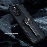 Removable Backrest Alloy Stand Case For iPhone 12 Series