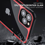 Silicone PC Mixed Shockproof Armor Transparent Case for iPhone 12 Series