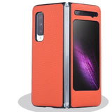 Luxury PU Leather Matte Case for Galaxy Fold W20 W2020