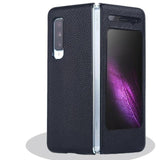 Luxury PU Leather Matte Case for Galaxy Fold W20 W2020