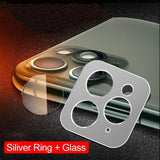Back Camera Lens Tempered Glass Screen Protector Ring Cover For iPhone 11 Pro Max XS XR X