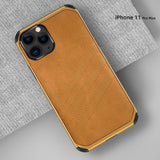 TPU Bumper Shockproof Armor Fabric Cloth Texture Case For iPhone 11 Series