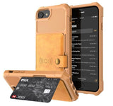 Credit Card Wallet Armor Case for iPhone X XS XR 8 7 6s Plus