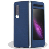 Luxury PU Leather Matte Case for Galaxy Fold W20 W2020