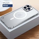 Magsafe Magnetic Case Aluminum Alloy Protection for iPhone 14 13 12 Series