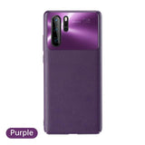 Luxury Shockproof Bumper Leather Case For Huawei P30 Series