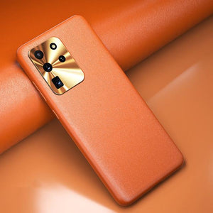 Camera Metal Protector PU Leather Soft Antiknock Cover for Galaxy S20 Series