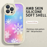 Christmas & New Year 2024 Anti-fall Lens Protective Phone Cases For iPhone 15 14 13 Series