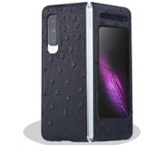 Luxury PU Leather Matte Case for Galaxy Fold W20 W2020