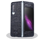 Luxury PU Leather Matte Case for Galaxy Fold W20 W2020