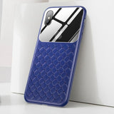 Weaving Leather Grid Pattern Case For iPhone X/XS/Max/XR