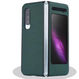 Luxury PU Leather Matte Case for Galaxy Fold W20 W2020