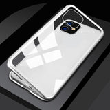 Luxury Magnetic Adsorption Flip Phone Case For iPhone 11 Pro Max
