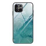 Luxury Marble Tempered Glass Hard Back Cover Case For iPhone 12 Series