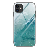 Camera Protection Shockproof Transparent Marble Phone Case For iPhone 11 & 12 Series