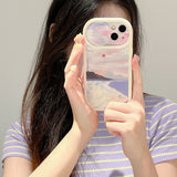 Oil Painting Of The Sea Beautiful Landscape Painting Soft TPU Case For iPhone 14 13 12 series