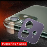 Back Camera Lens Tempered Glass Screen Protector Ring Cover For iPhone 11 Pro Max XS XR X
