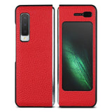 Full Protection Matte Leather Luxury Protective Cover Case For Samsung Galaxy Fold 360