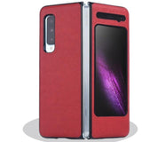 Luxury PU Leather Matte Case for Galaxy Fold W20 W2020